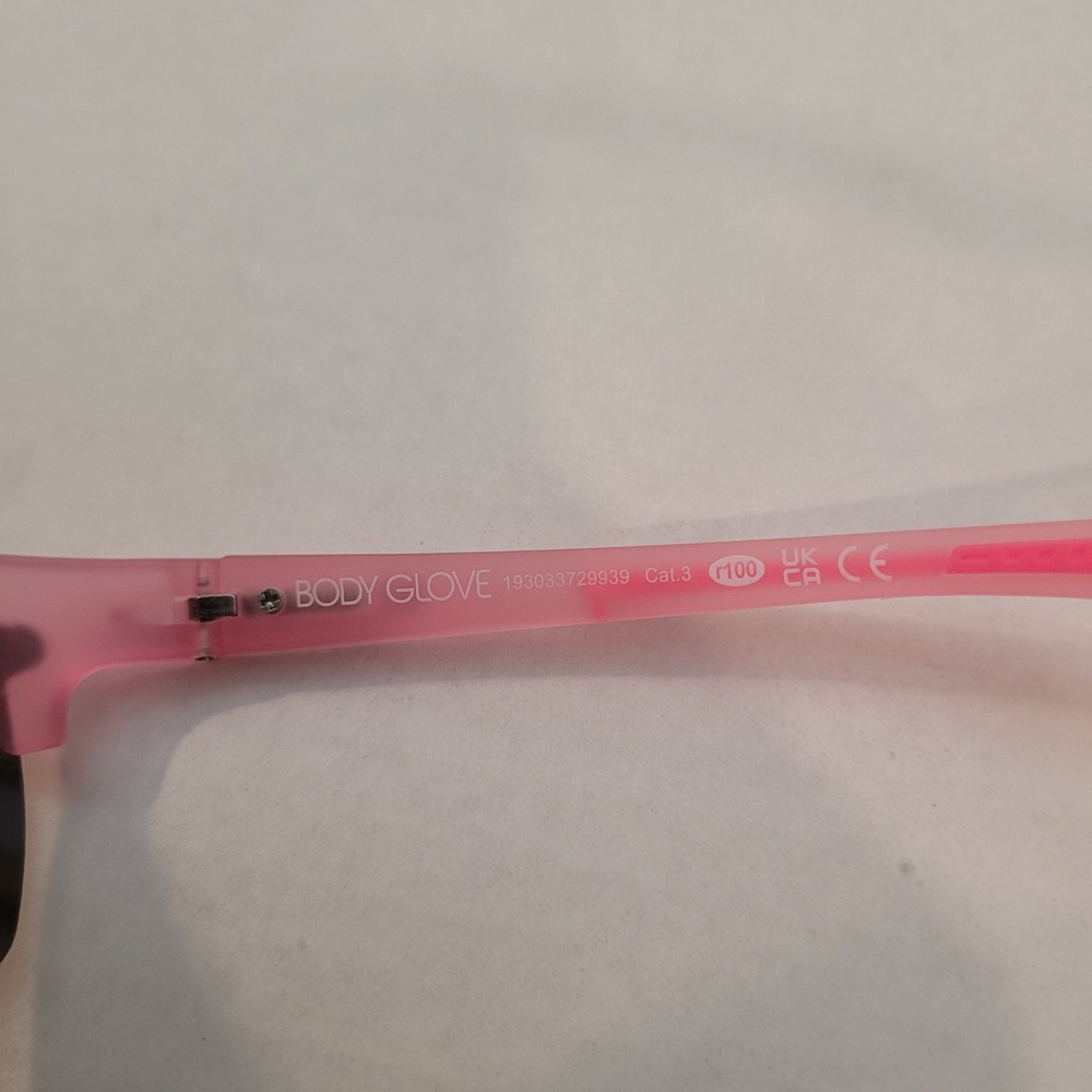 Body Glove Sunglasses Womens Matte Pink Polarized Mirror Shield BG07 L00325 - Picture 6 of 8